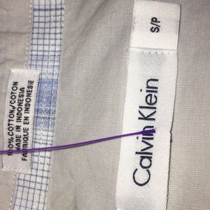 Calvin clein button up worn once size small .